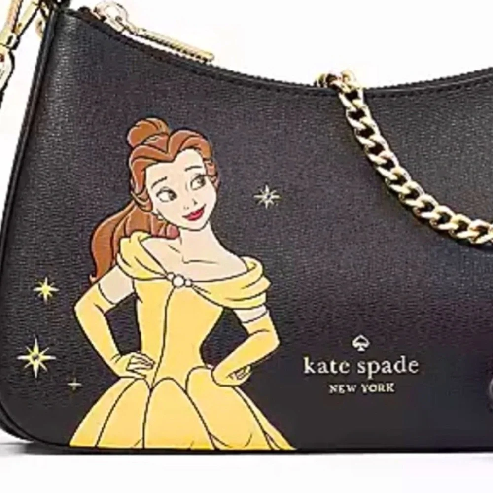 🌹NWT Kate Spade DISNEY X BELLE Beauty and the Beast Crossbody bag (in plastic) - Picture 6 of 7